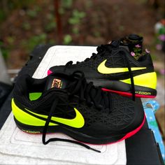 Good Preowned Condition 9/10 Basically Brand New, Dope Color Way, Great Quality. No Box Sneakerball Party Outfits, Sneakerball Party, Neon Nikes, Neon Nike Shoes, Neon Nike, Yellow Nikes, Nike Neon, Nike Tennis Shoes, Nike Tennis