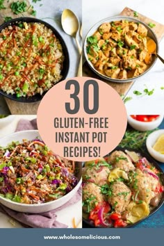 the top 30 gluten - free instant pot recipes