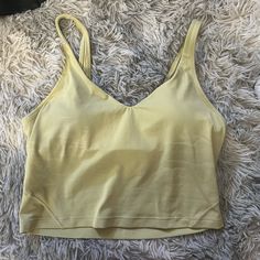 Dew Green, Size 10- Removable Cups Yellow Sporty Sports Bra For Summer, Yellow Summer Sports Bra For Gym, Fitted Yellow Sports Bra For Light Exercise, Yellow Stretch Sports Bra, Casual Style, Yellow Seamless Activewear For Yoga, Yellow Seamless Yoga Activewear, Yellow Moisture-wicking Sports Bra For Athleisure, Yellow Athleisure Sports Bra For Workout, Yellow Seamless Activewear For Gym