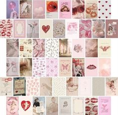 a collage of valentine's day greeting cards