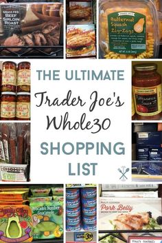 Whole30 Shopping List, Trader Joes Shopping List, The Whole 30, Whole 30 Challenge, 30 Diet, 30 Challenge, Whole 30 Approved, Whole 30 Diet, Recipe 30