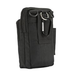 a black pouch with two keys in it