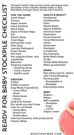 Start stockpiling necessities so when baby gets here you won't be stressing when you run out of something. Baby Stockpile, Stockpile List, Mama Cake, Breastfeeding Hacks, Hospital Tour, Maternity Hospital, Pumping Moms