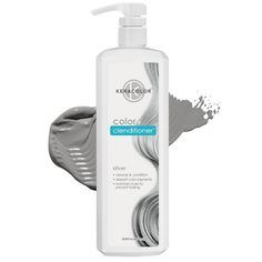 Keracolor Clenditioner Hair Dye in Silver is a semi-permanent color depositing conditioner that delivers a sleek, metallic silver tone while providing exceptional conditioning benefits. The 33.8 oz formula combines vibrant color enhancement with deep hydration, making it ideal for achieving a sophisticated, silver sheen while keeping your hair soft and manageable. Perfect for those who want to embrace a contemporary, chic look with minimal maintenance, this clenditioner offers both striking color and nourishing care in one easy step. Keracolor Clenditioner, Color Depositing Conditioner, Revlon Colorsilk, Grey Hair Dye, Semi Permanent Hair Color, Deep Conditioning, Contemporary Chic, Permanent Hair Color, Semi Permanent