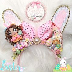 Ears Headband, Festival Bra, Easter Bunny, Pastel, Festival