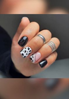 Short Square Western Nails, Trendy Spring Nails Square, Short Cow Nails, Square Acrylic Nails Winter, Cute Cow Print Nails, Nashville Nails Ideas, Country Concert Nails, August Nails Designs