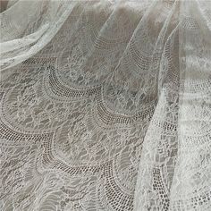 an image of white lace fabric