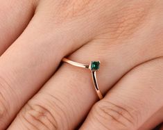 Emerald Curved Wedding Band, 14k Solid Gold Chevron Rings for Women, Emerald V Shaped Ring, Dainty Stacking Ring, Green Nesting Ring - Etsy Green Wedding Ring With Single Diamond, 14k Gold Emerald Ring With Tension Setting, 14k Gold Emerald Ring With Diamond For Wedding, Formal 14k Gold Emerald Ring With Diamond, Formal Rose Gold Ring For May Birthstone, Fine Jewelry Emerald Ring With Single Diamond For Wedding, Elegant 14k Gold Emerald Ring With Tension Setting, Emerald Ring With Single Diamond For Wedding, Wedding Emerald Ring With Single Diamond