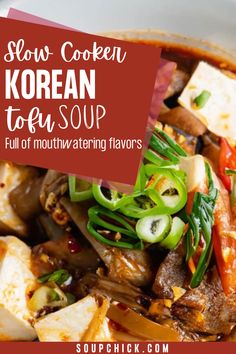 Spicy and Comforting Korean Tofu Soup Recipe Korean Tofu Soup, Soup Recipes Vegan, Sundubu Jjigae, Korean Tofu, Easy Soup Recipes Healthy, Best Soups, Soup Quick, Comforting Meals, Quick Soup Recipes