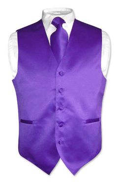 . Mens Dress Vests, Purple Vests, Dress Vest, Necktie Set, Tie Set, Tie Dress, Vest Dress, Necktie