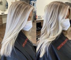 Icy Blonde Hair, Blonde Hair Shades, Balayage Hair Blonde, Blonde Hair Looks, Blonde Hair With Highlights, Platinum Blonde Hair, Hoco Hair Ideas, Hoco Hair