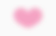 a pink heart on a white background