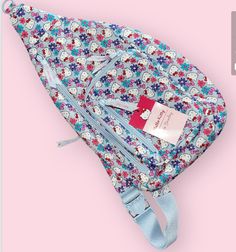 New Vera Bradley Hello Kitty Bows Large Sling Backpack Bag. Hello Kitty Bow, University Girl, Vera Bradley Handbags, Backpack Bag, A Bag, Sling Backpack, Vera Bradley, Backpack Bags, Bags Handbags