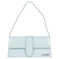 Jacquemus Light Blue Patent Leather Le Bambino Long Brand- Jacquemus Model- Le Bambino Long Product Type- Shoulder, Top Handle Age- Circa 2023 Accompanied By- Jacquemus Dust Bag Colour- Light Blue Hardware- Silver Material(s)- Patent Leather Height- 13.5cm Width- 28cm Depth- 6cm Handle Drop- 20cm Interior- Beige Textile Closure- Magnetic Flap Country of Origin- Italy Condition Rating- Unworn Jacquemus Bag, Structured Shoulder, Bag Light, Blue Bags, Fashion Handbags, Top Handle, Clothing Items, Patent Leather, Light Colors