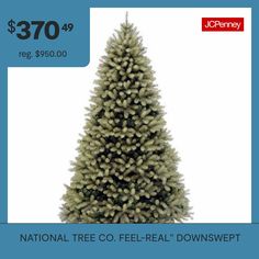 the national tree co feel - real downswept $ 37 00 reg $ 350 00