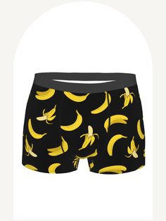 Banana boxer briefs Summer Sports Seamless Boxer Briefs, Seamless Summer Sports Boxer Briefs, Summer Black Cotton Boxer Briefs, Seamless Boxer Briefs For Sports In Summer, Seamless Sports Boxer Briefs For Summer, Black Cotton Boxer Briefs For Summer, Summer Stretch Boxer Briefs Multi-pack, Stretch Multi-pack Boxer Briefs For Summer, Black Cotton Anti-odor Boxer Briefs