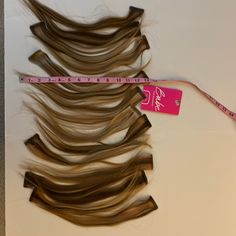 These Babe Tape-In Professional Human Hair Extensions Are Mine (I Am Wearing Them In The Pics) And They Were Purchased New For $400. Worn Only By Me And Lovingly Cared For And Conditioned And Professionally Installed Each Time By A High-Quality Professional Salon. Very Soft. Did Not Flat Iron To Get Waves Out From My Storing Them For A Short Period Of Time - But They Are Soft And Straight. Blonde And Brown Set For A Natural Look. Each Weft You See Is 2 Wefts Together. For A Total Of 28 Wefts (Or 14 “Sandwiches”). Used For 6 Months With Several Professional Removal And Installs. Removed Myself The Final Time Of Use, So The Old Tapes Are Still Attached - Hence The Sandwiches. I Consider T Hair Extensions Blonde, Flat Iron, Human Hair Extensions, Wig Hairstyles, Size 13, 6 Months, Hair Extensions, Human Hair, Womens Hairstyles