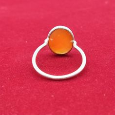 NOTE : WE USED NATURAL GEMSTONES , SO STONE MAY BE LITTLE DIFFERENT .This is a listing of Boho sterling silver ring .. this ring is a very beautiful gift for your loved once .. # Metal = Sterling Silver 925 # Gemstone - Carnelian # Ring Size - Available in all Size # Stone Color - Orange # Stone Shape - Round Handmade Crafting bohemian Ring - This style has bohemian style . it will look beautiful when you wear it .. Thanks for visiting our shop ... favorite our shop for daily updates ... Sterling Silver Orange Gemstone Rings, Sterling Silver Gemstone Ring In Orange, Orange Gemstone Ring In Sterling Silver, Sterling Silver Rings With Orange Gemstone, Silver Carnelian Ring As A Gift, Silver Carnelian Rings Spiritual Style, Silver Carnelian Ring Jewelry, Silver Carnelian Rings For Gift, Silver Carnelian Ring Stamped 925