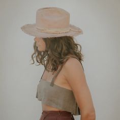 Look amazing this summer with this unique distressed Cattleman design straw hat. A bronze colour straw with ruffled brim and course gold stitching will set you apart from the 'straw crowd' this summer. All hats are created, shaped and detailed by Valeria Andino in her Studio. Silk and cotton ribbons with small details around crown Sweatband with 'Let's get lost' inspirational quote All hats are unique and have perfect imperfections! Straw hat hand woven in Ecuador Hand made and designed by Valer