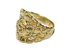 Hand crafted 14k Solid Yellow Gold Nugget Ring. This ring comes in six sizes: 7, 8, 9, 10. 11 and 12. It weighs approximately 9.6 grams. The front sides measurements are approximately 15mm x 20mm. This exquisite ring is manufactured by us here in the USA with excellent standard of quality. 100% satisfaction guarantee or your money back. If you have any questions feel free to contact us. 14k Gold Nugget Diamond Ring, Gold Nugget Cluster Ring In 14k, Heirloom Gold Nugget Ring, 14k Gold Nugget Ring With Diamond Cut, Yellow Gold Nugget Cluster Ring For Anniversary, Heirloom 14k Gold Nugget Ring, Hallmarked Yellow Gold Nugget Ring, Fine Jewelry Yellow Gold Nugget Rings, 14k Gold Nugget Ring Fine Jewelry