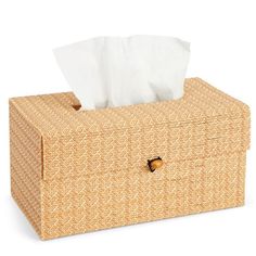 a tissue dispenser that is made out of wicker