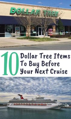 dollar tree items to buy before your next cruise is on sale in the storefront