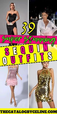 39 Super Stunning Sequin Outfits That Sparkle and Slay! New Years Outfits | New Years Eve Outfits