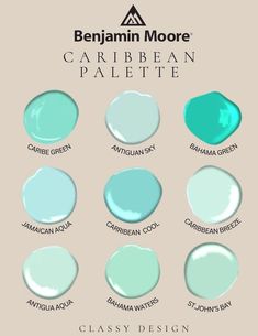 the different shades of paint that can be used to decorate walls and floors in any room