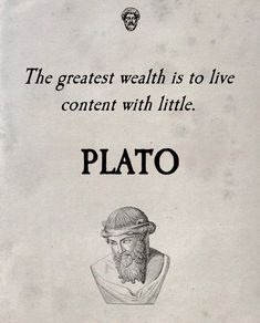 an old book with a drawing of a man's face and the words plato on it