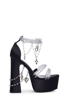 Holy Revelation Platform Heels, Carcase Iphone, Black Platform Heels