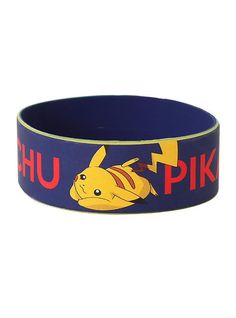 a blue bowl with an image of pikachu on the side and red letters