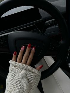 #nails #inspiration #red #cars Red Squoval Nails, Red Short Nails Ideas, Gel Nail Polish Designs, Designs On Natural Nails, Red Short Nails, Nails Inspiration Red, Red Nail Inspo, Red Gel Nail Polish, Short Nails Ideas