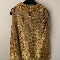 This Is New With Tags, Gucci Women Tank Top Lurex With Paillettes ,Size M ,Gold Multicolor .Original Price $4,500..Make In Italy. Gucci Embellished Evening Dress, Designer Sleeveless Party Tops, Luxury Sleeveless Tops For Evening, Luxury Gold Top For Evening, Luxury Gold Tops For Evening, Gucci Sleeveless Party Dress, Elegant Sleeveless Gucci Top, Gucci Designer Party Dress, Designer Gucci Party Dress