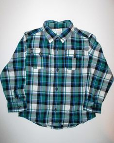 DESCRIPTION NEW WITH TAGS Gymboree Mr. Magician Blue and Green Plaid Button Down Shirt Top size 3T.     He will look so handsome in this button down plaid soft cotton shirt. ·        ·  100% cotton ·        ·  Machine washable; imported Check out my other items! I also have matching jeans and pants from the same collection in my ebay store. I do combine shipping.   TERMS OF SALE   All sales are final unless I have grossly misrepresented something. Please email me with any questions you may have Top Boys, Blue And Green Plaid, Boys Top, Green Plaid, Shirt Top, The Magicians, Women's Plaid Shirt, Cotton Shirt, Ebay Store