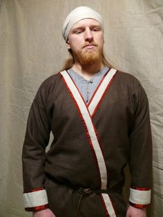 Birka, Hedeby Viking woolen coat, VIking costume, reenactment Traditional Long Sleeve Outerwear For Larp, Viking Costume, Woolen Coat, Mens Costumes, Vikings, Poland, Men Sweater, Ships