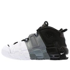 (GS) Nike Air More Uptempo 'Tri-Color' 415082-005 (SNKR/Retro/High Top/Basketball) Nike Casual Team-colored Sneakers, Sporty Nike Team-colored Sneakers, Nike Black Throwback Sneakers, Nike Throwback Black Basketball Shoes, Multicolor Casual Sneakers For Basketball, Casual Multicolor Sneakers For Basketball, Nike Sneakers In Team Colors For Sports, Throwback Black Sneakers For Sports Events, Multicolor Sporty Basketball Shoes For Sports Events