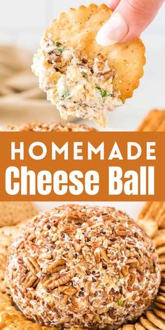 How to make homemade cheese ball just like your grandma used to make! This is my favorite appetizer recipe