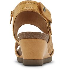 The Shona slingback sandals are all about creating happy feet — that's why the amplify the beauty of sunny days and help you shine on grey ones. The perforated, angled upper strap offers cool contrast to the streamlined strap on the front. A leather-wrapped wedge has a sleek look, and the cork sole keeps the beat with Cobb Hill's classic comfort. Heel height: 2 3/4 inches (70mm) Diamond-shaped perforations and accent stitching add visual interest Leather upper offers natural comfort, durability, Yellow Mango, Travel Umbrella, Slingback Sandals, White Boots, Kids Sandals, Shine On, Boots And Sneakers, Flat Sneakers, Kids Boots