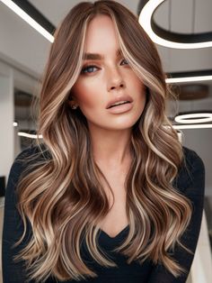 Top 27 Fall Hair Highlights 2024: Lowlights for Brunettes and Blondes with Stunning Dimensional Styles Chestnut Brown Hair Blonde Highlights, Dark Brown Lowlights In Blonde Hair, Fall Lowlights For Brunettes, Fall Lowlights, Dark Lowlights, Brunette With Caramel Highlights