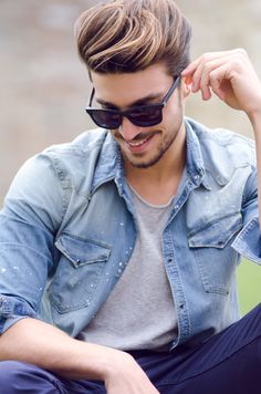 Classy Yet Trendy, Ray Ban Wayfarer, Men Haircut Styles, Mens Formal Wear, Corte De Cabelo Masculino, Funky Hairstyles, Hair Replacement