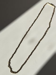 14K Yellow Gold ITALY 8.8 gms 20” SERPENTINE BRAID NECKLACE S CHAIN No Scrap Add to collection or give to loved one, fun one of a kind. Condition: used has been worn but in very nice shape, was my mother’s and she never took it off, flexible chain, cleaned with soap and water. Still in good condition and it is a hard find. Great rectangular safety clasp. Light scratches. Genuine 14k gold stamped Italy  Note: all this information and condition is to the best of my knowledge  From smoke free environment. Thank you Braid Necklace, Water Still, Braided Necklace, Fine Jewellery Necklace, My Mother, Jewelry Necklace Pendant, Jewelry Watches, Fine Jewelry, Soap