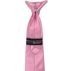 These boys' antique pink ties are easy to use and sized just right for your little guy. Available in an 11-inch or 14-inch length, these pre-tied ties are sized to fit most boys 2 to 10-years old. The clip on the tie simply attaches to the top of the boy's shirt, without any material around the neck. These boys' clip-on ties are designed to match our collection of men's solid color neckties. We recommend this shade for a muted, medium pink color. See it in person by requesting a free color swatc Classic Pink Tie For Business, Classic Pink Business Tie, Classic Pink Business Ties, Classic Pink Tie For Black Tie Events, Pink Standard Tie For Black Tie Events, Adjustable Pink Ties For Business, Classic Adjustable Pink Tie, Pink Adjustable Standard Tie For Suits, Pink Adjustable Suit And Tie Accessories