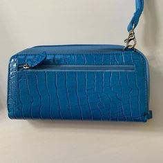 Samantha Brown Double Wide Wallet In Blue Never Used -- Still In Box Samantha Brown, Brown Bags, Double Wide, Wallets, Color Blue, Bag Lady, Wallet, Women Shopping, Blue