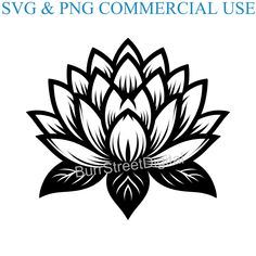 the svg and png commercial use logo is shown in black on a white background