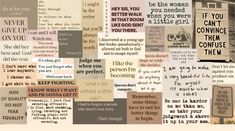 a collage of different words and pictures