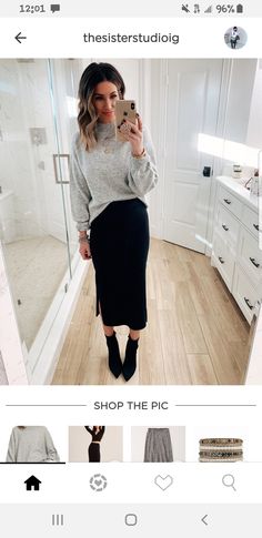 Black Knit Skirt Outfit Winter, Maternity Skirt And Sweater Outfit, Black Knit Midi Skirt Outfit, Sweater Skirt Outfit Winter, Skirt Sweater Outfit Maternity, Black Maternity Skirt Outfit, Maxi Skirt With Sweater Maternity, Midi Skirt Pregnancy Outfit, Maternity Midi Skirt And Sweater