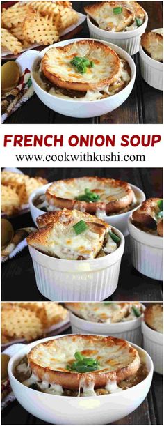 french onion soup is an easy and delicious side dish that's ready in less than 30 minutes