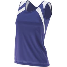 Augusta Ladies Wicking Tank With Shoulder Insert Athletic Apparel, Sports Shirts