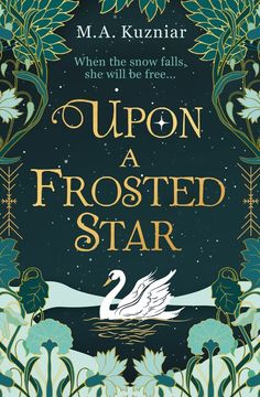 the book cover for upon frosted star