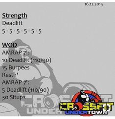 an image of a poster for the crossfit competition with information on how to use it